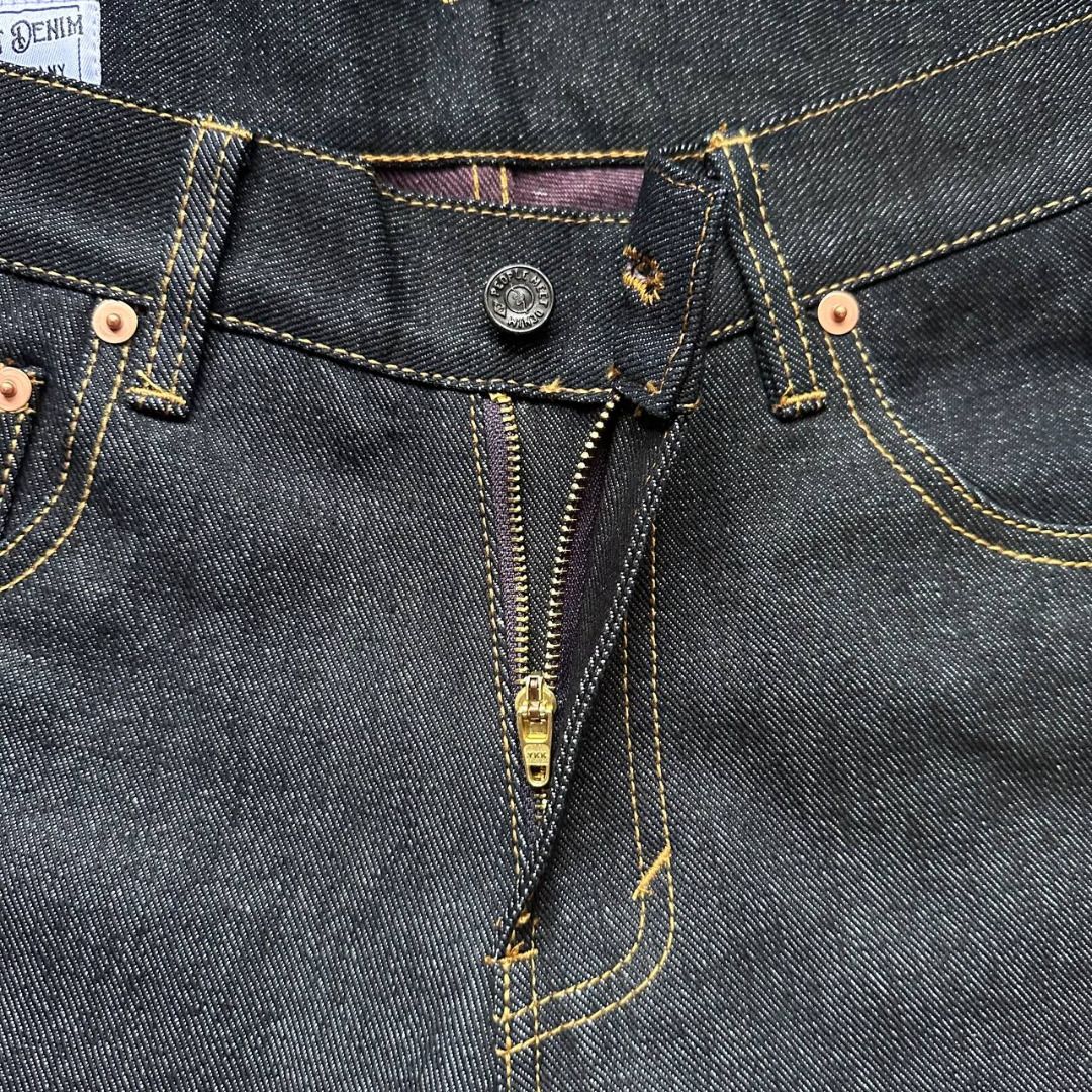 Pmd & CO - RED FOX - 14.5 oz - Indigo x Maroon Selvedge Jeans, Men's