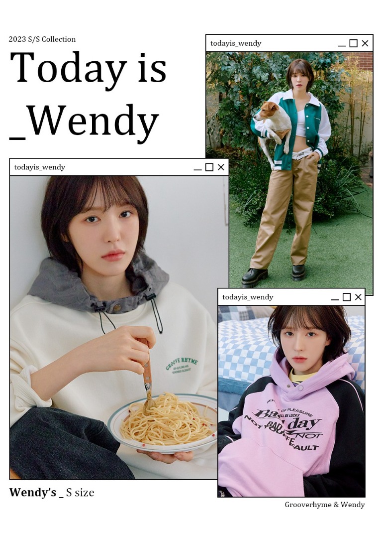 [PO] GROOVE RHYME X WENDY 2023 S/S COLLECTION, Hobbies & Toys, Collectibles & Memorabilia, K