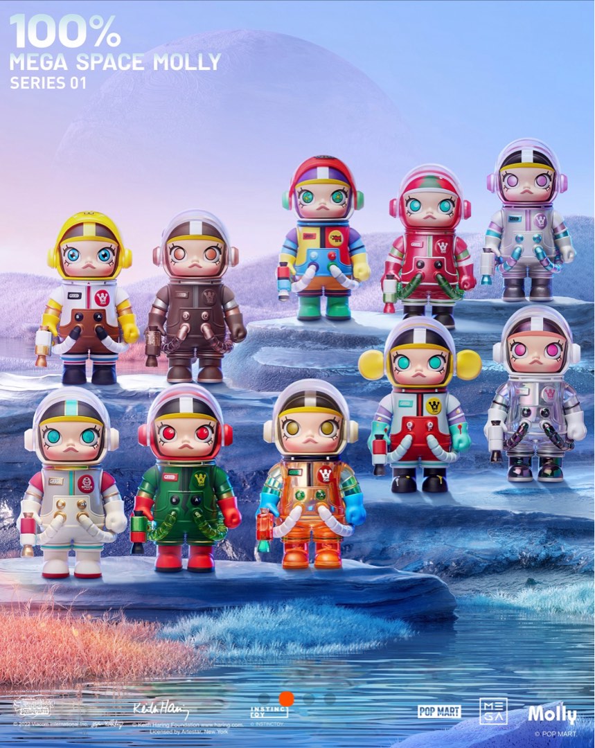 Mega space molly 100% シリーズ 1 MEGA Collection 100% Space Molly Series 1 [single box] – Poplab