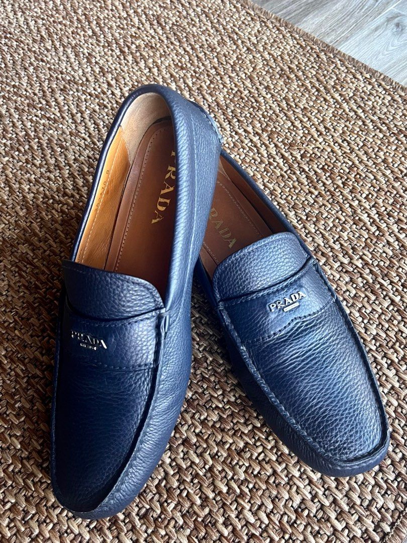 Afname leider Becks Prada loafers (Authentic), Men's Fashion, Footwear, Dress Shoes on Carousell