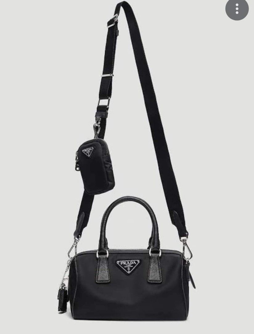 Prada, Bags, Prada Reedition Nylon 205 Bauletto Top Handle Bag