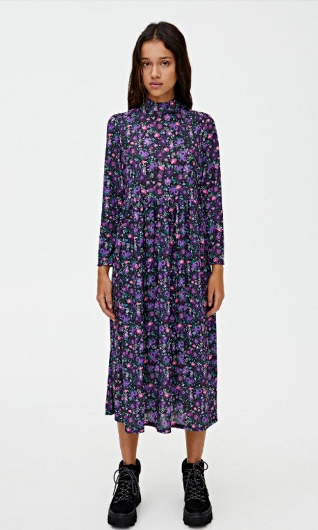 knee length dresses for ladies Danielle Floral Midi Dress main image 1