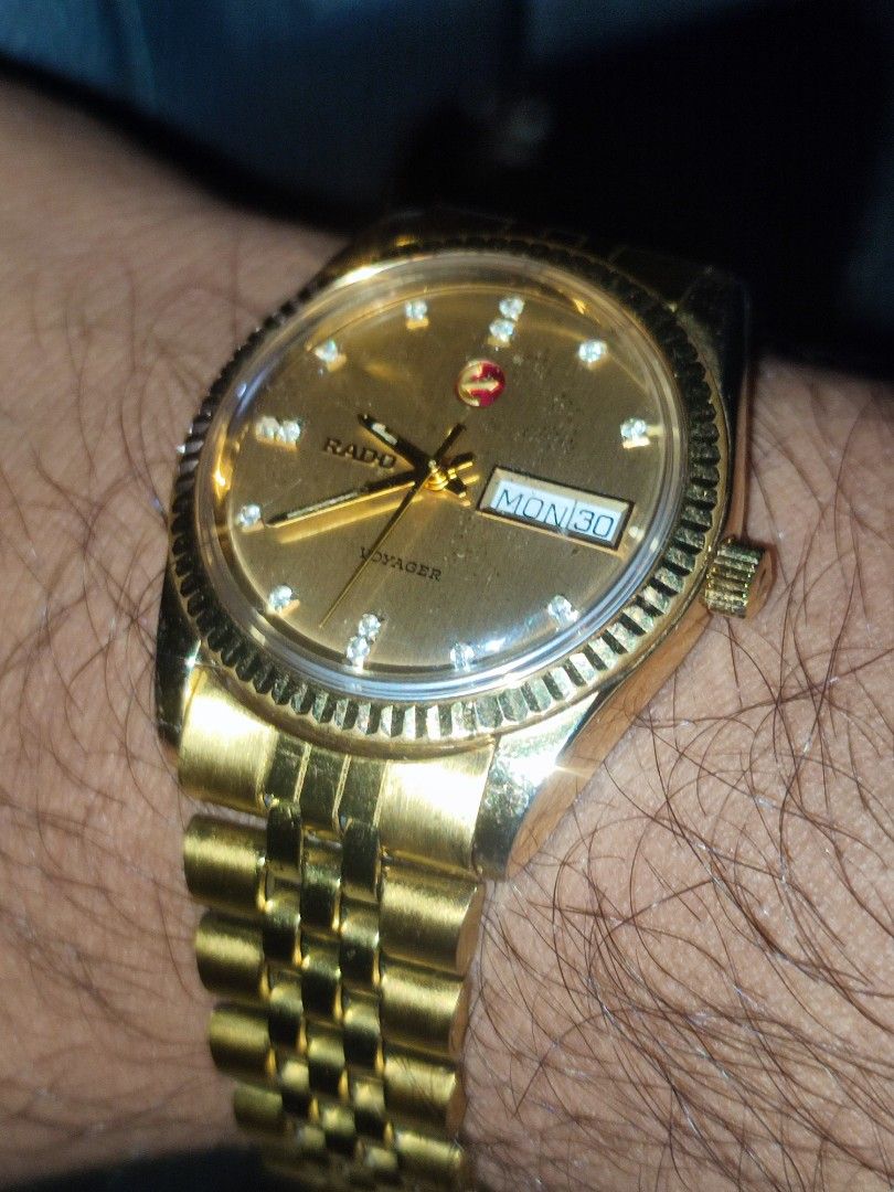 Rado voyager gold deals
