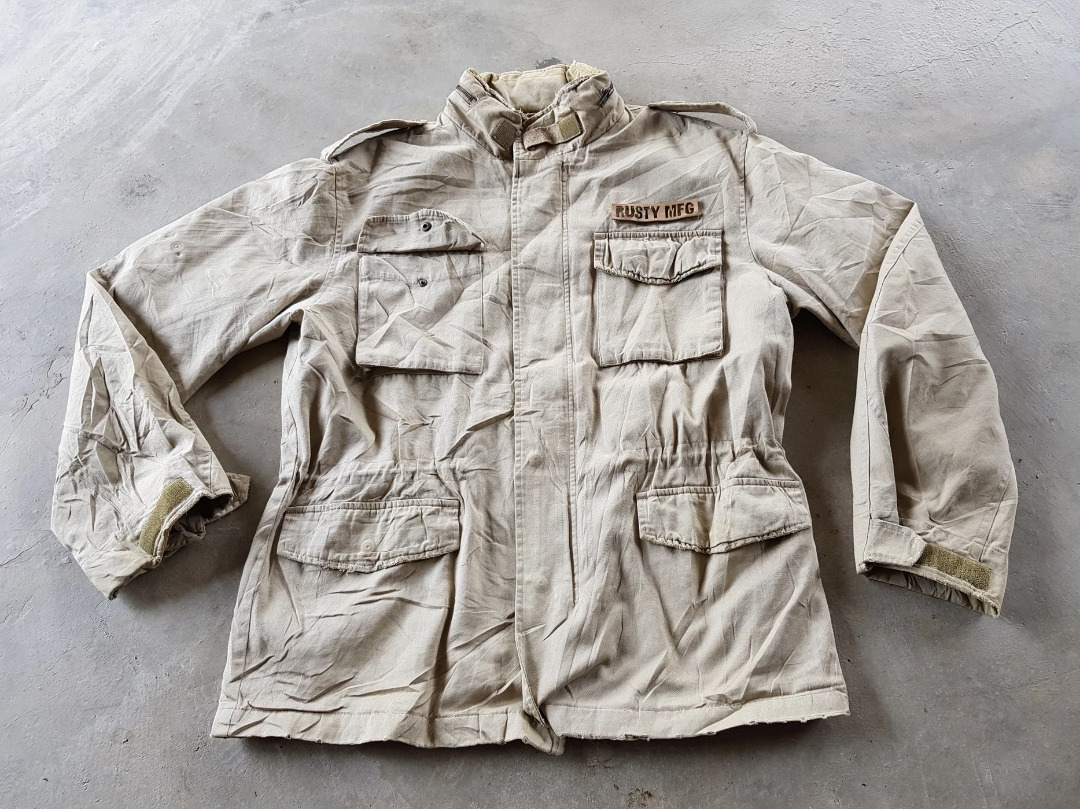 Rambo Rusty Military Style Jacket Multipockets, Men's Fashion, Coats