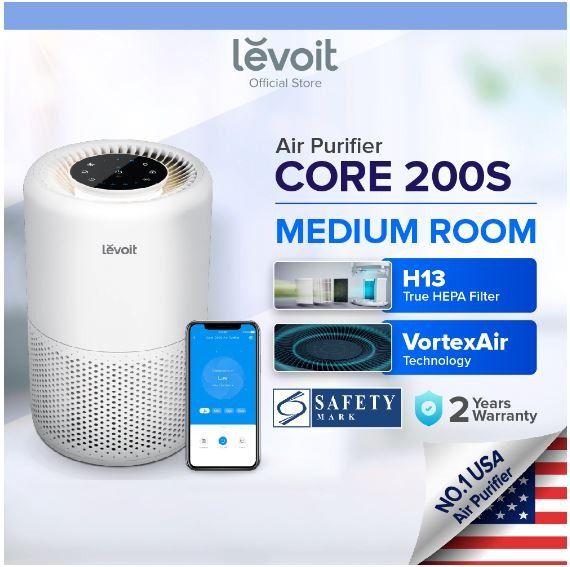 Levoit smart wifi top air purifier app