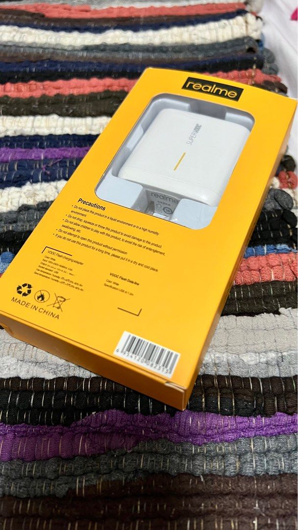 Realme Superdart 65W USB Type-C Charger (Category: Chargers) located in Manila. Submitted by ggielo (Listing ID 1213887453, Image 2). Description: Realme Superdart USB Type C 65watts Charger. Brand new. For Android Phones. 2 units na lang po available. Kuhain nyo na po. .