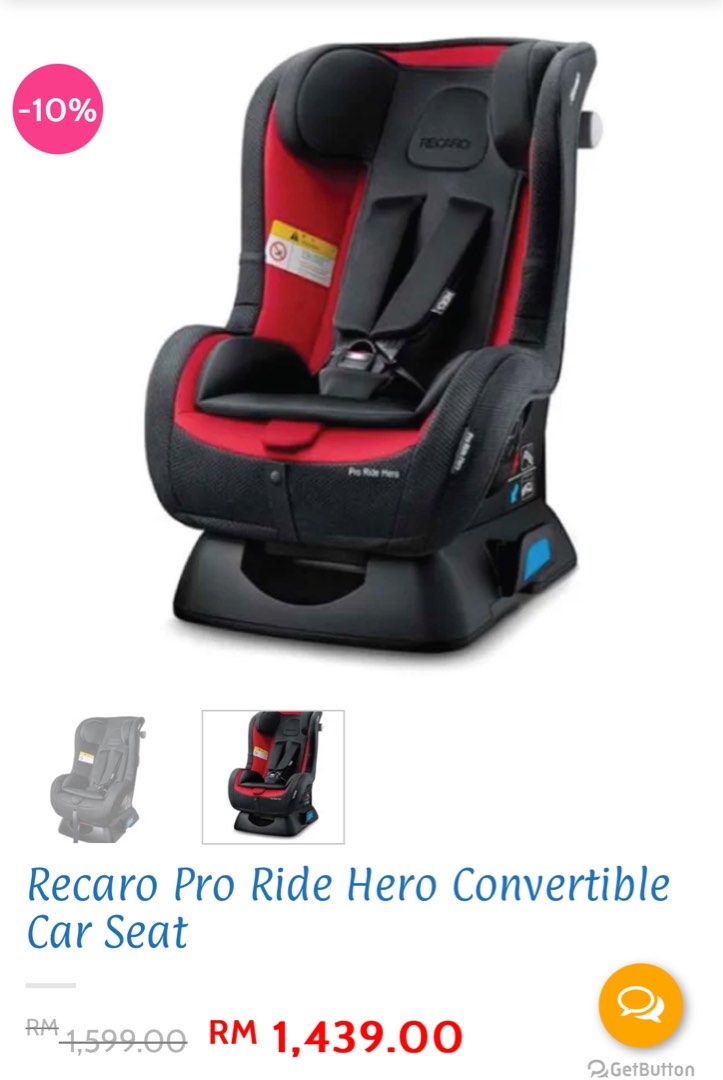 Recaro pro shop ride hero