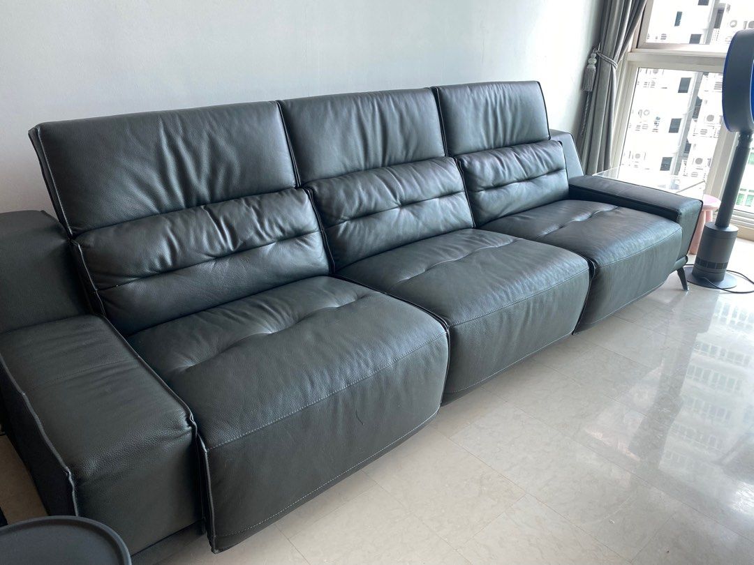 Recliner sofa, Furniture & Home Living, Furniture, Sofas on Carousell