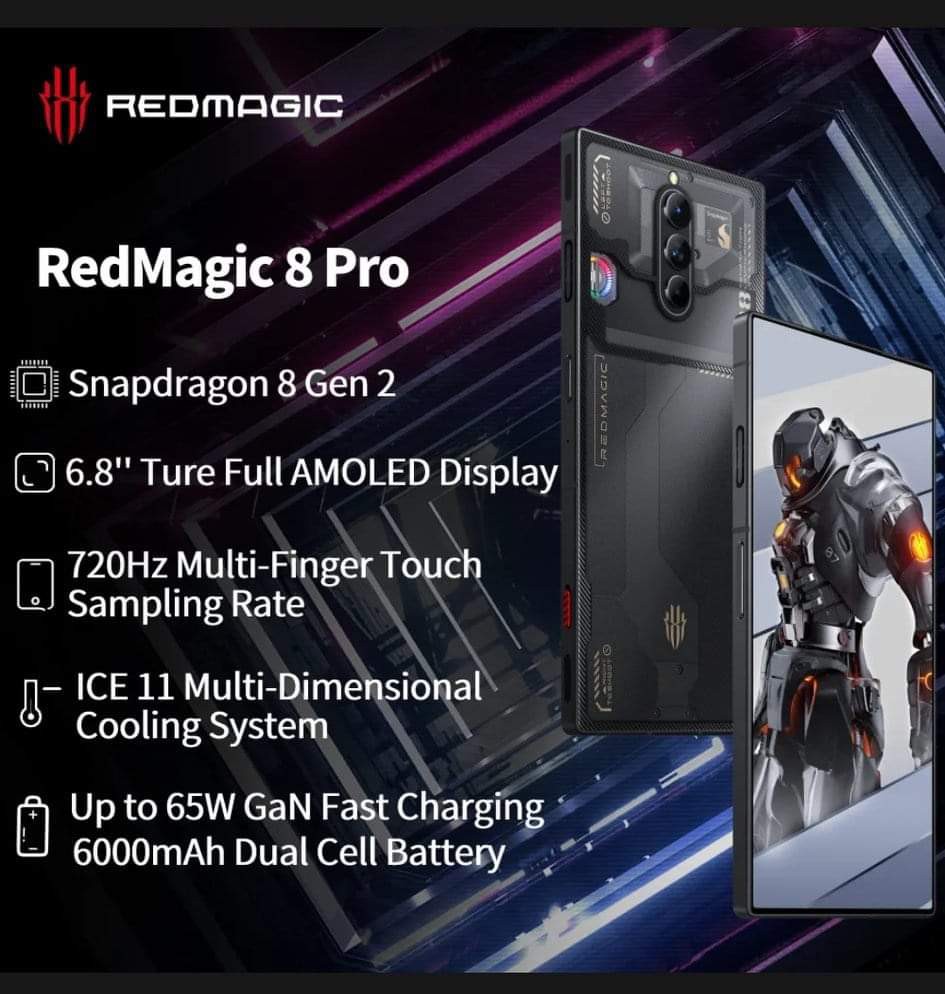 国内即発送】 Redmagic Pro 8Pro (レッドマジック8プロ) 12/256