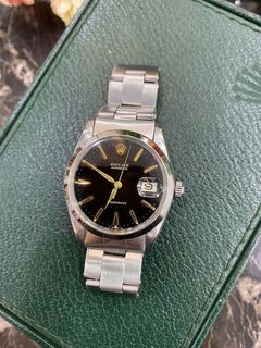 ROLEX OSYTERDATE PRECISION 6694 (RARE BLACK SPEAR DIAL)