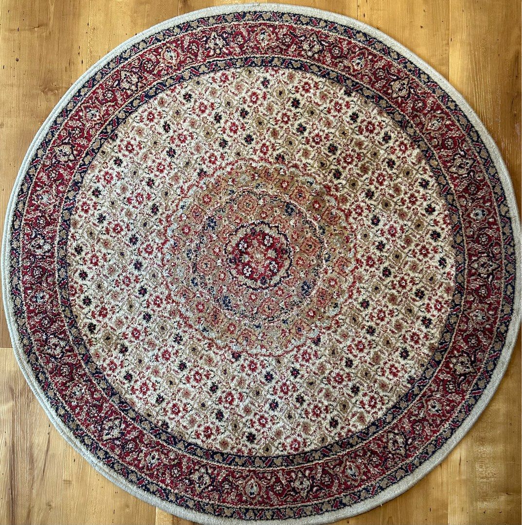 Round Persian carpet, Furniture & Home Living, Home Decor, Carpets