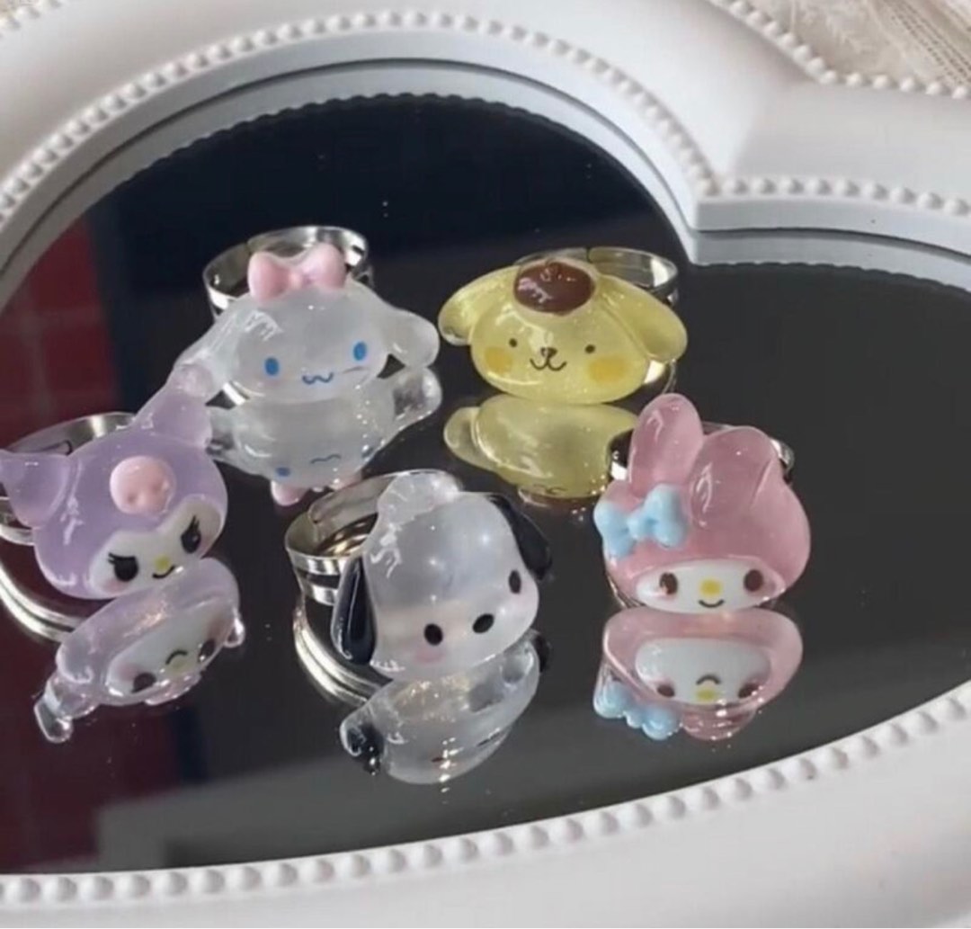 sanrio rings, Women's Fashion, Jewelry & Organisers, Rings on Carousell