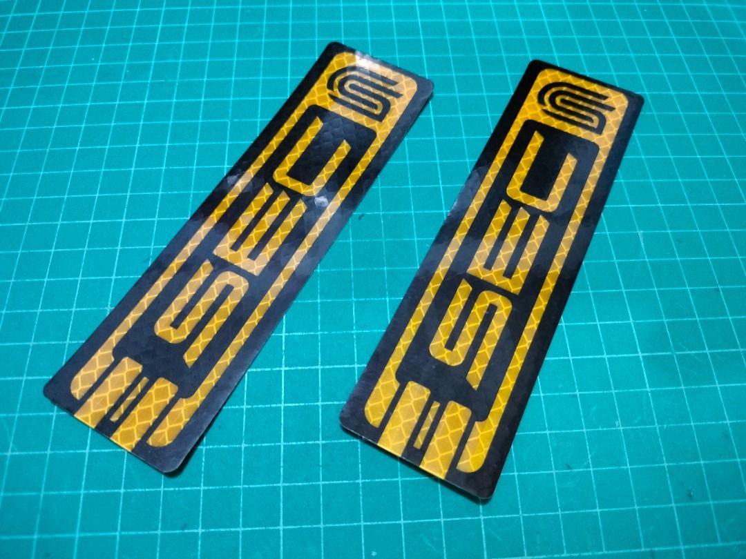 Sec Kryptonite Reflectorized Sticker Swap to Red Color, Everything Else ...