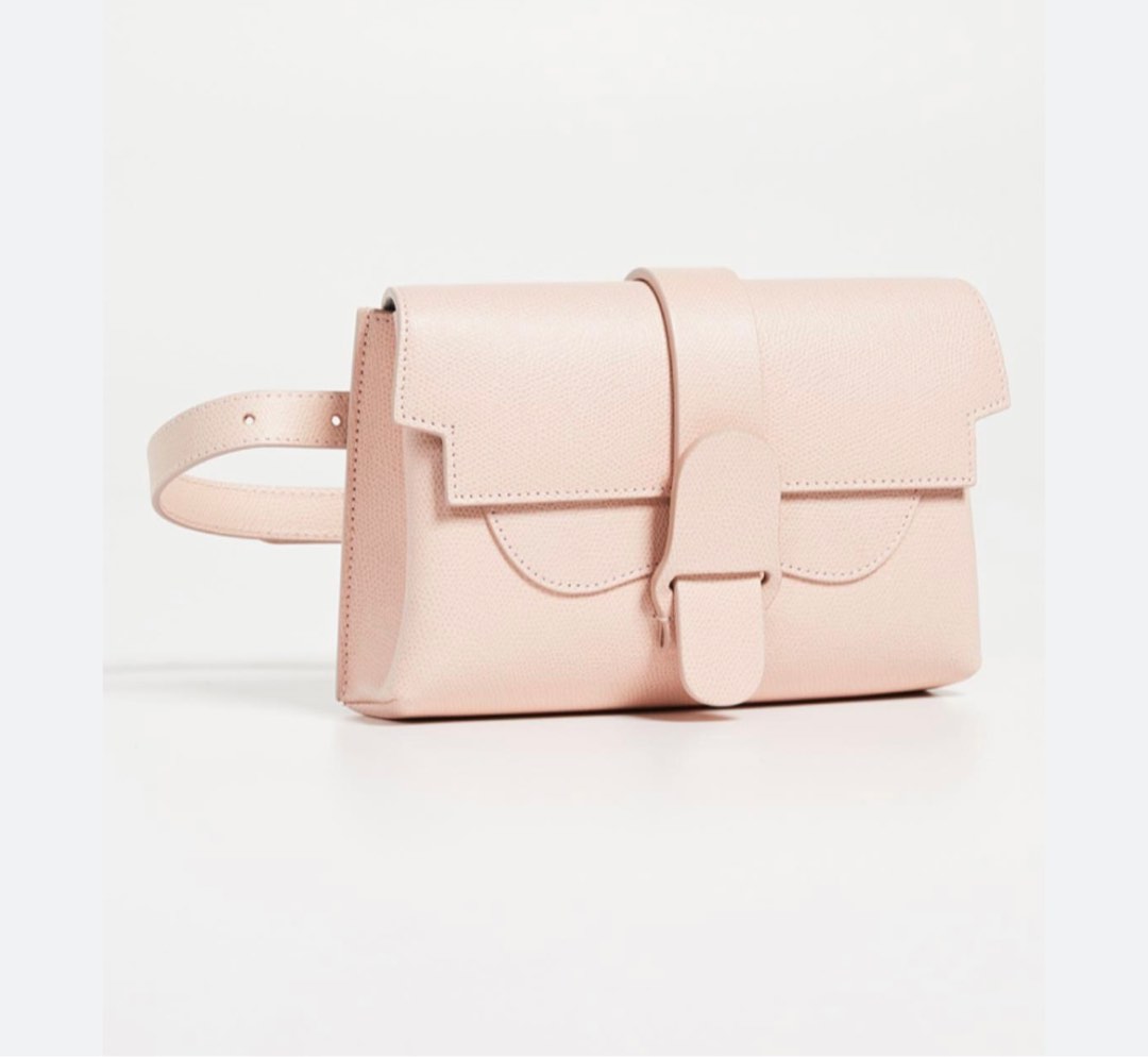 The Senreve Aria belt bag in pebbled blush! Just arrived. : r/handbags