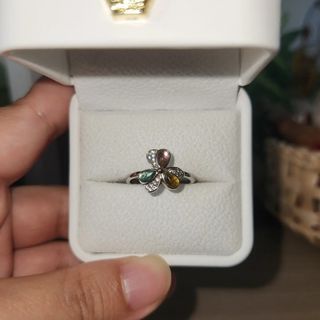 Silver Tourmaline Ring