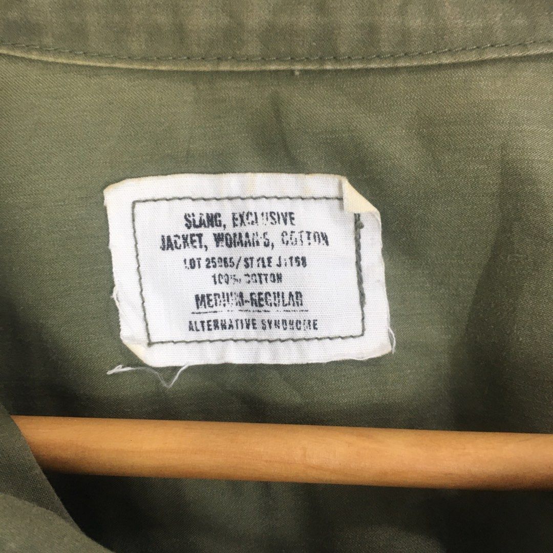 Slang army jacket/ lady, Women's Fashion, Coats, Jackets and Outerwear