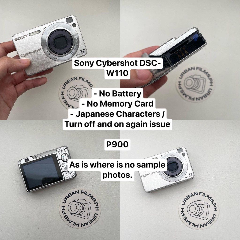 Sony Cybershot DSCW110 Digicam, Photography, Cameras on Carousell