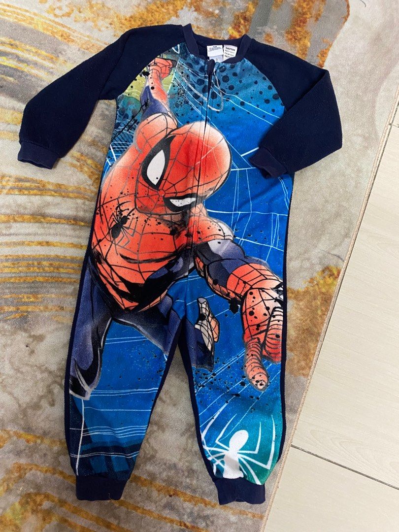 Spiderman sleepsuit hot sale
