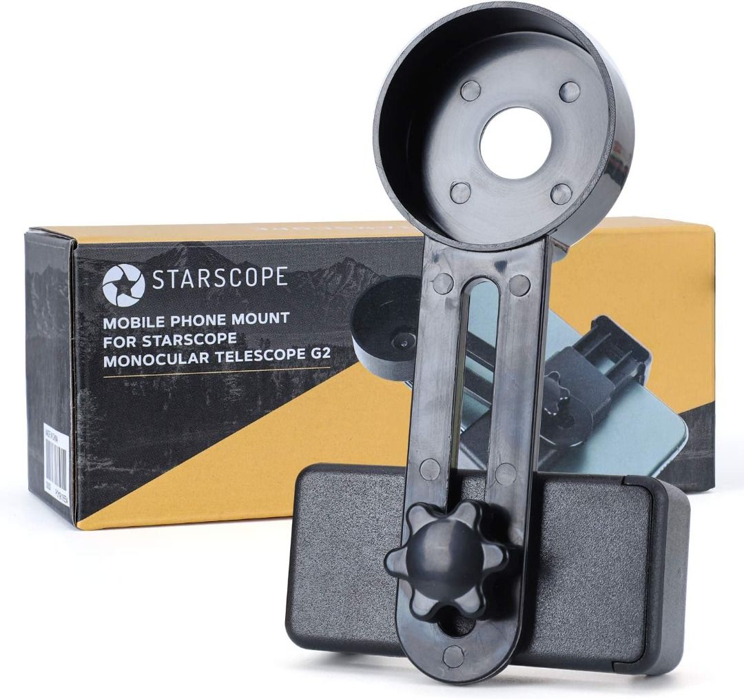 StarScope Monocular Telescope Phone Mount SpringLoaded Mobile Telescope Adapter for StarScope