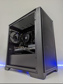 STEALTH RYZEN 5 5600 + RTX 3060 TI GDDR6X Gigabyte Custom Gaming PC - max out cyberpunk Minecraft fornite overwatch valorant csgo forza racing dota roblox pubg with this custom gaming pc. SG boutique pc. Preferred choice