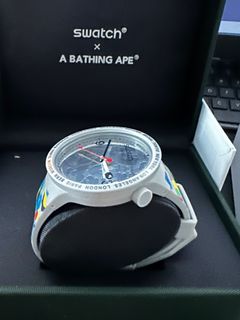 Swatch x bape grey camo deals