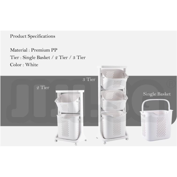 Swing Laundry Storage Rack Laundry Basket, Furniture & Home Living