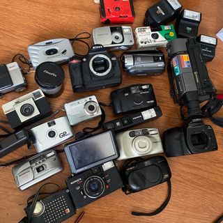 TAKE ALL Camera Lot 25pcs Vintage Camera Digicam Handycam Sony Minolta Fujifilm Canon