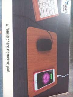 Taurus mp 01 2 in 1  multifunction wireless charging mouse pad mp 01