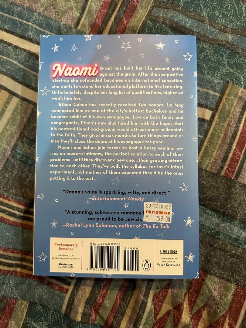 The Intimacy Experiment by Rosie Danan (Category: Storybooks) located in Manila. Submitted by migasclothes (Listing ID 1213916512, Image 2). Description: - Good Condition - Bought in Fully Booked for ₱799 - Brand new and Never been read.