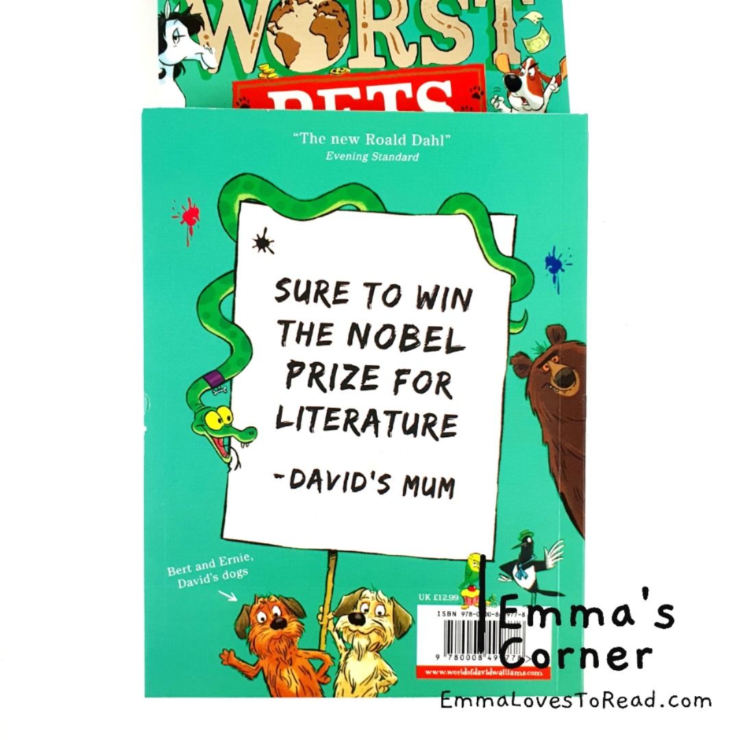The World's Worst Pets by David Walliams, Hobbies & Toys, Books