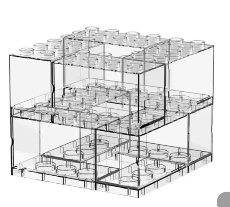 Tiny Tbrick 8in1 stackable display case （分類：樂高及拼砌組合）位於 Hong Kong。 由 toysera 提交（商品編號 1213784974，圖片 2）。簡介： Tiny Tbrick 8in1 stackabl3 display cas3。
