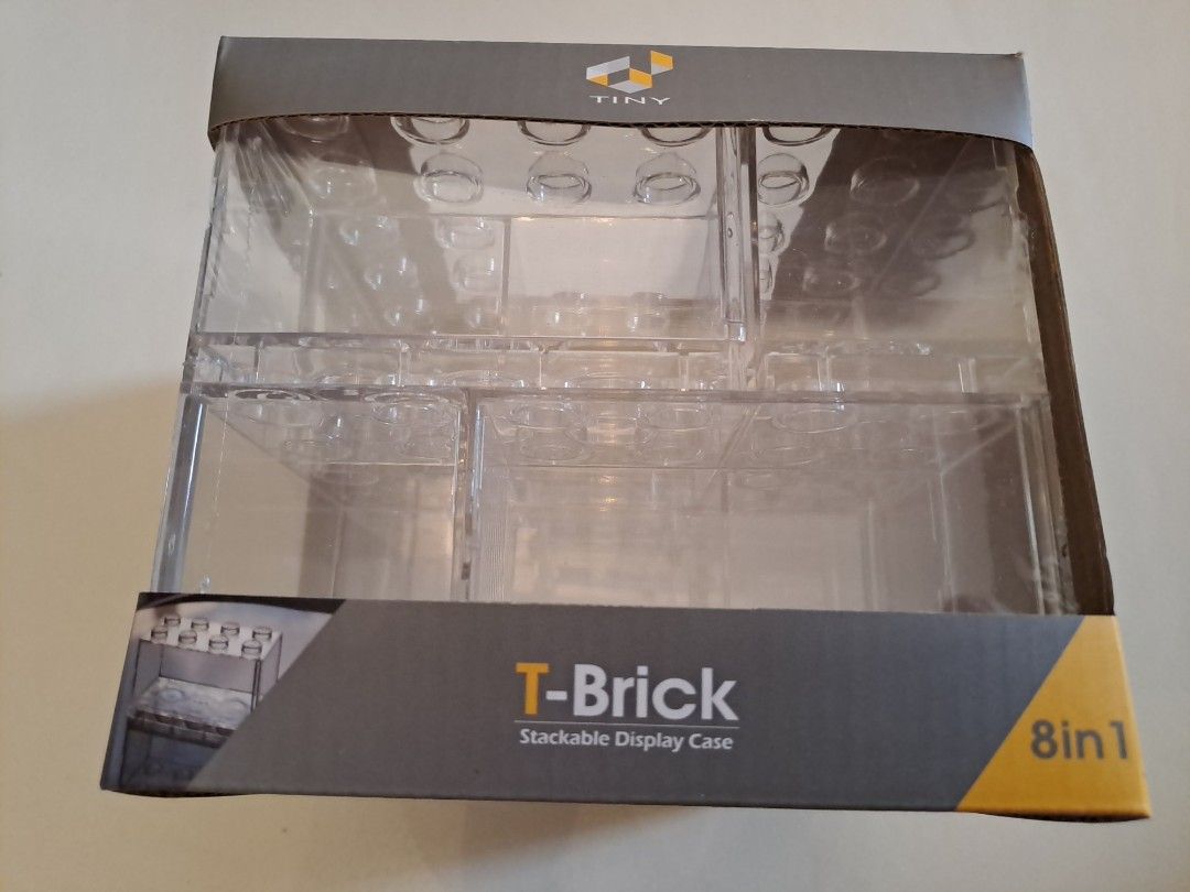 Tiny Tbrick 8in1 stackable display case （分類：樂高及拼砌組合）位於 Hong Kong。 由 toysera 提交（商品編號 1213784974，圖片 1）。簡介： Tiny Tbrick 8in1 stackabl3 display cas3。