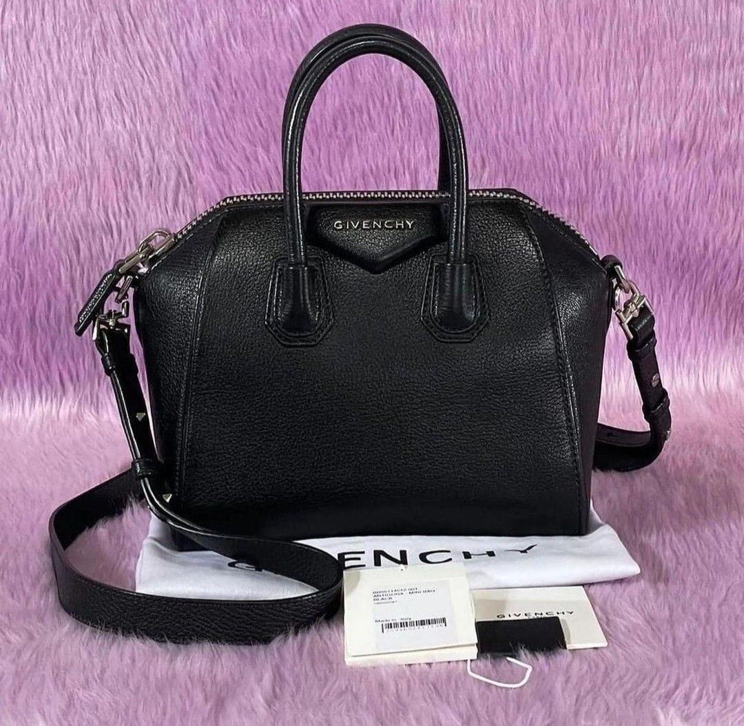 Used!!! Givenchy Antigona Mini Goatskin , in good condition very sturdy,  Luxury, Bags & Wallets on Carousell