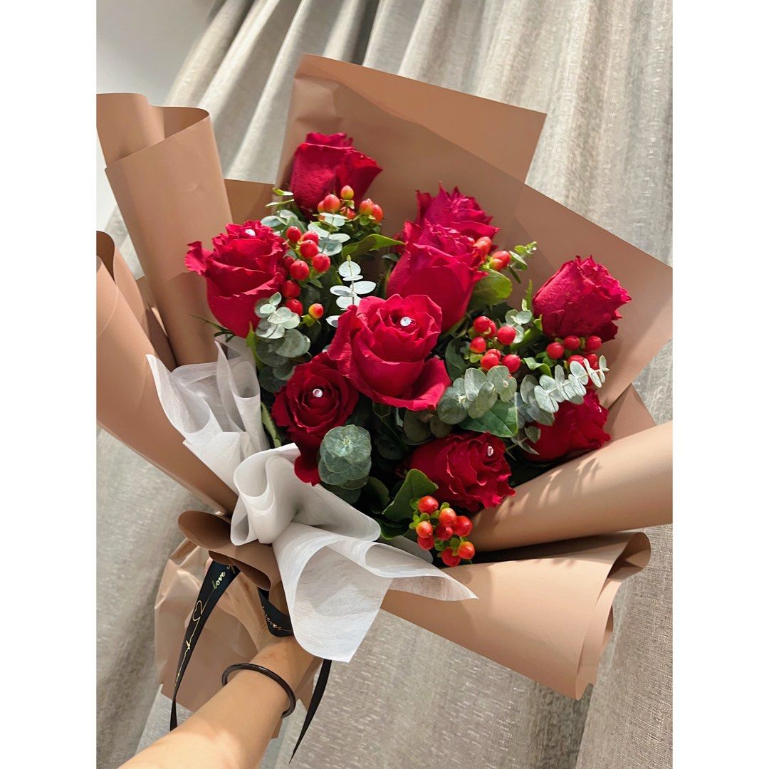 Red diamond rose online