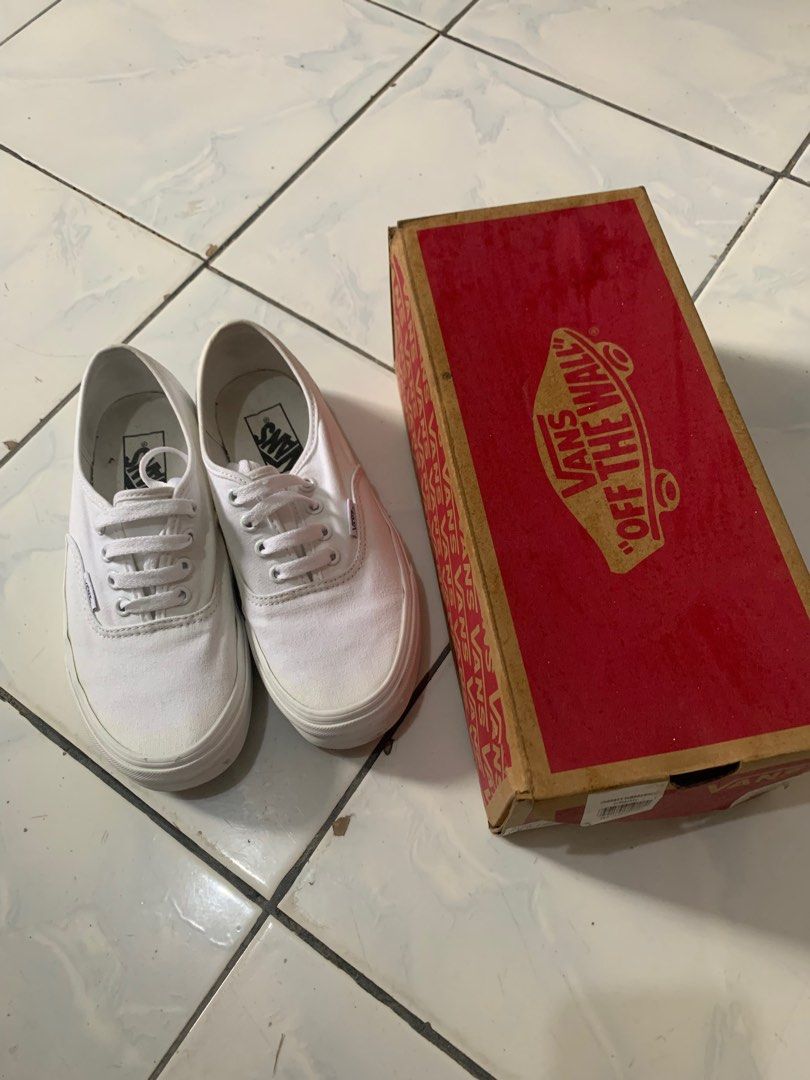 Womens white vans lo pro store