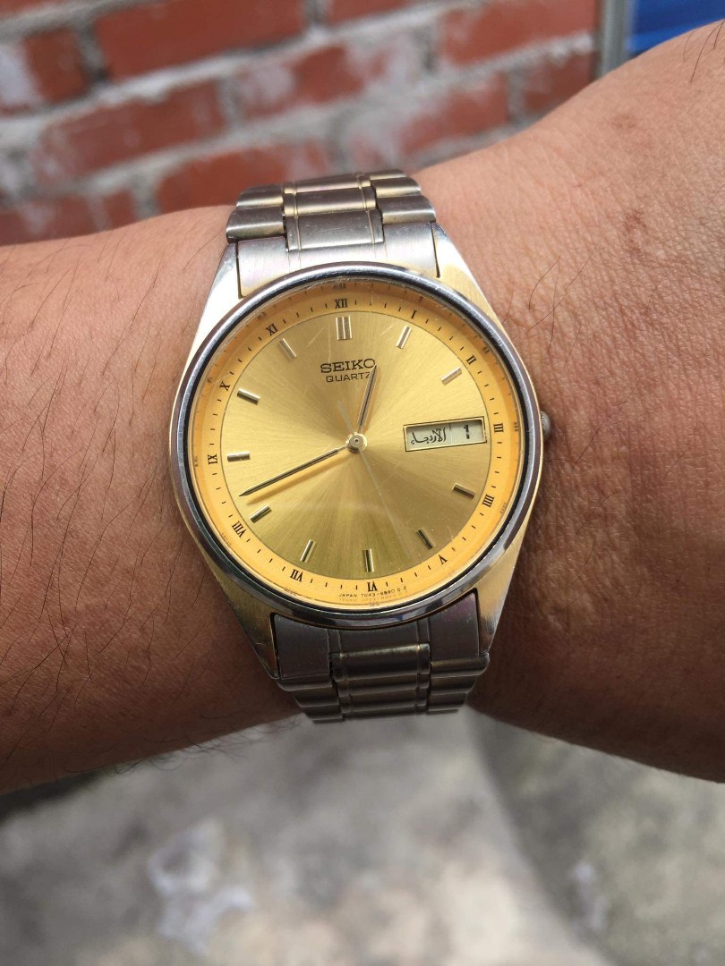 Vintage Seiko 7N43-7A50, Men's Fashion, Watches & Accessories, Watches on  Carousell