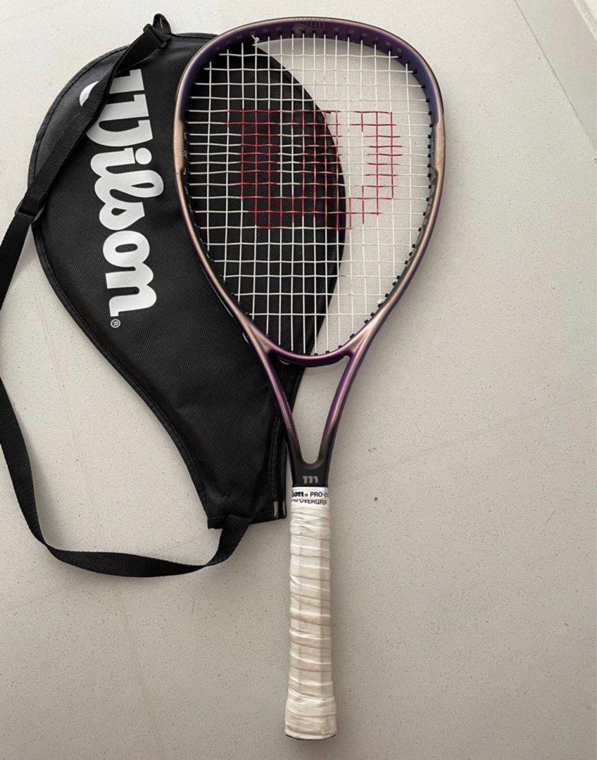 Wilson Tennis racket, Sports Equipment, Sports & Games, Racket & Ball ...