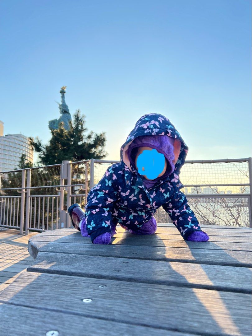 Winter Jacket (Category: Babies & Kids Fashion) located in Singapore. Submitted by suzainemk (Listing ID 1213879094, Image 3). Description: Used on one trip last month to Japan by my 12months old. Kept her warm and looks so cute!.