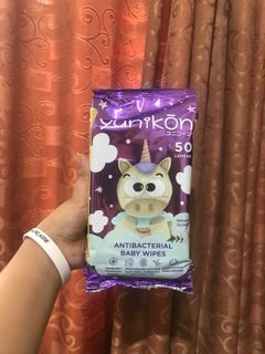 Yunikon Tisu Basah Buy 1 Get 1 (AntiBacterial Baby Wipes)