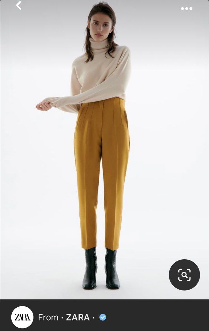 Zara High Waisted Pants, Women's Fashion, Bottoms, Other Bottoms