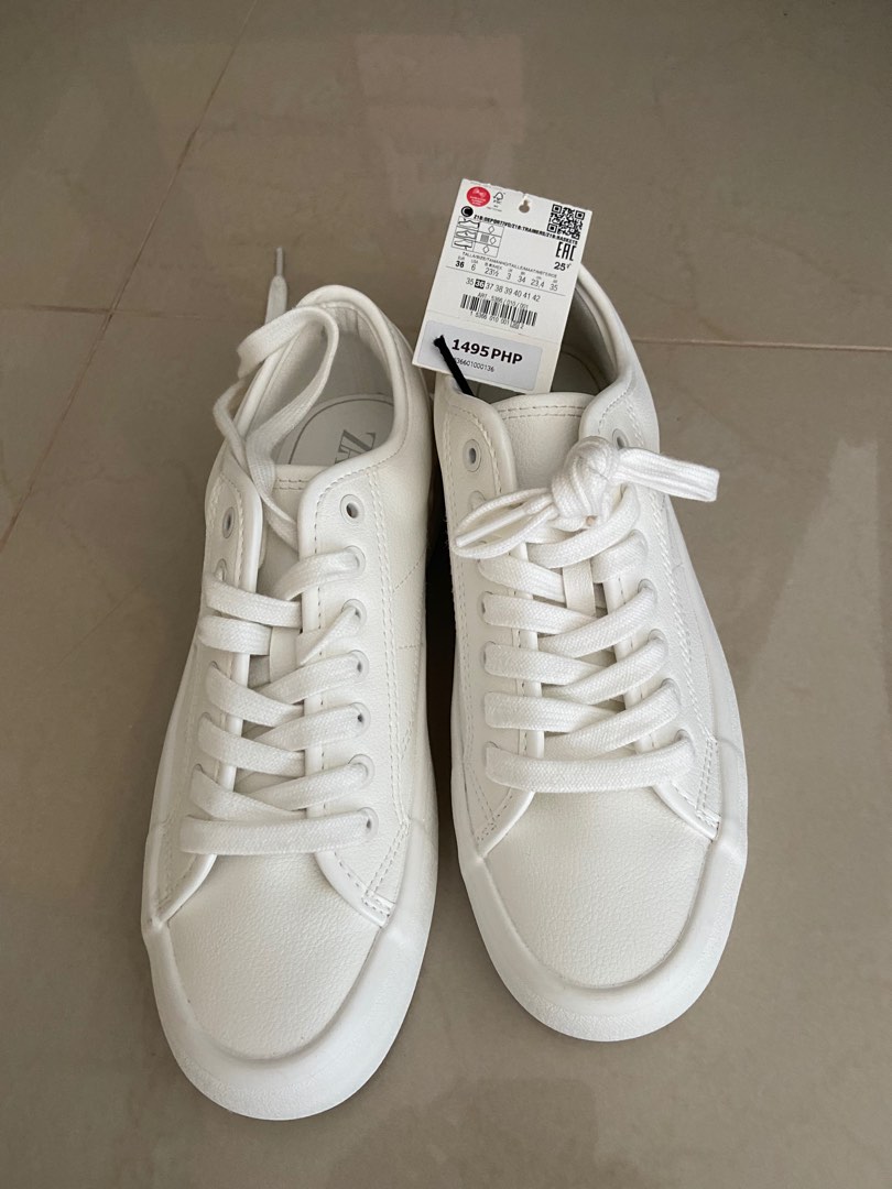 Zara white shoes for sales womens