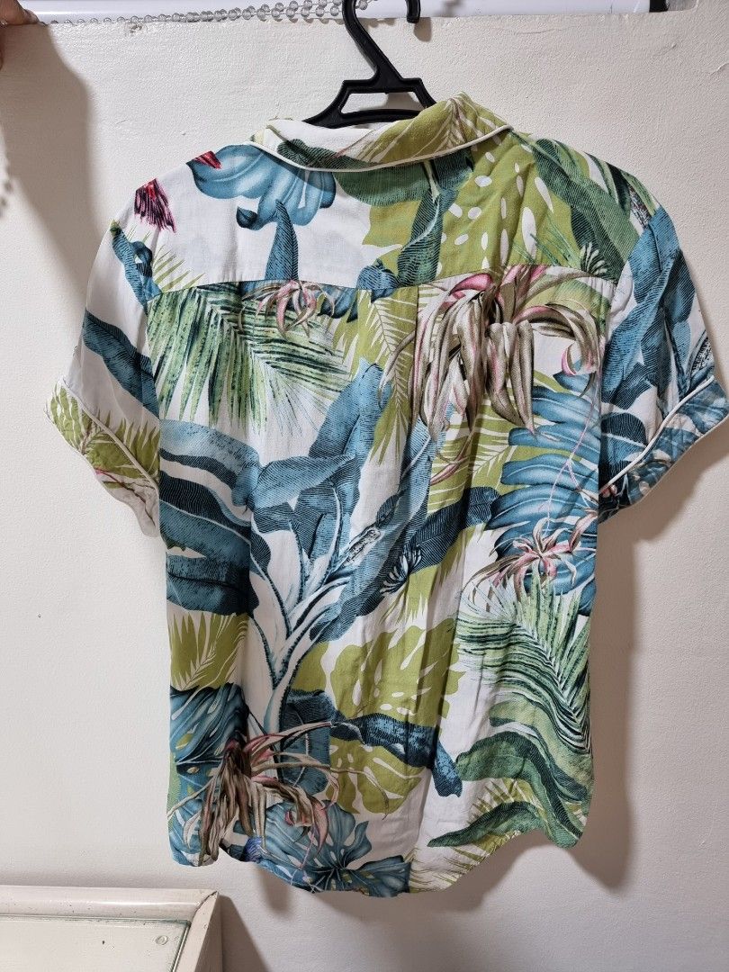 Rayon Pajama Top Zalora button down sleepwear like Uniqlo