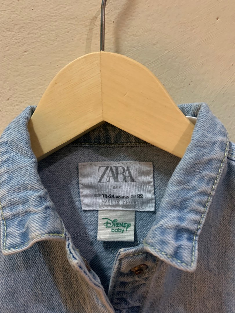 Zara disney denim best sale jacket