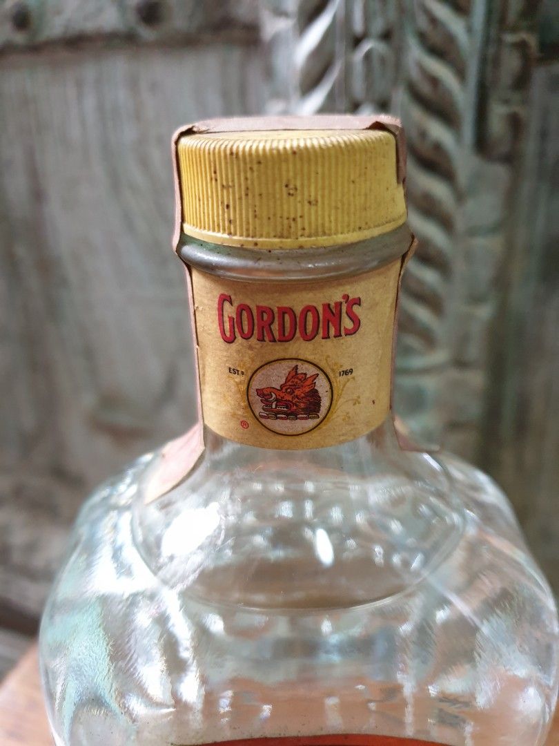 Buy Gordons London Dry Gin early 1980s 200ml