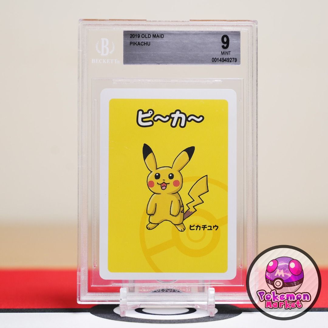 2019 比卡超抽鬼牌遊戲卡BGS 9 Mint Pikachu Old Maid Babanuki ババ