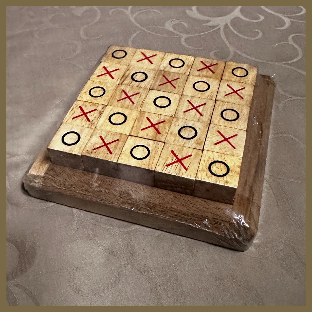 Tic Tac Toe Mosaic 5x5, Made it! Gifts, Cards, Fine Art