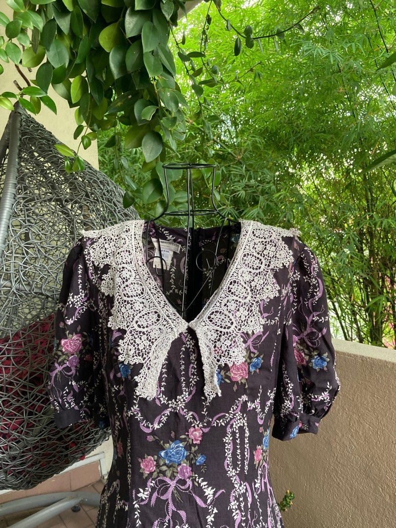 80s Vintage Dress by Jessica McClintock Gunne Sax Women s
