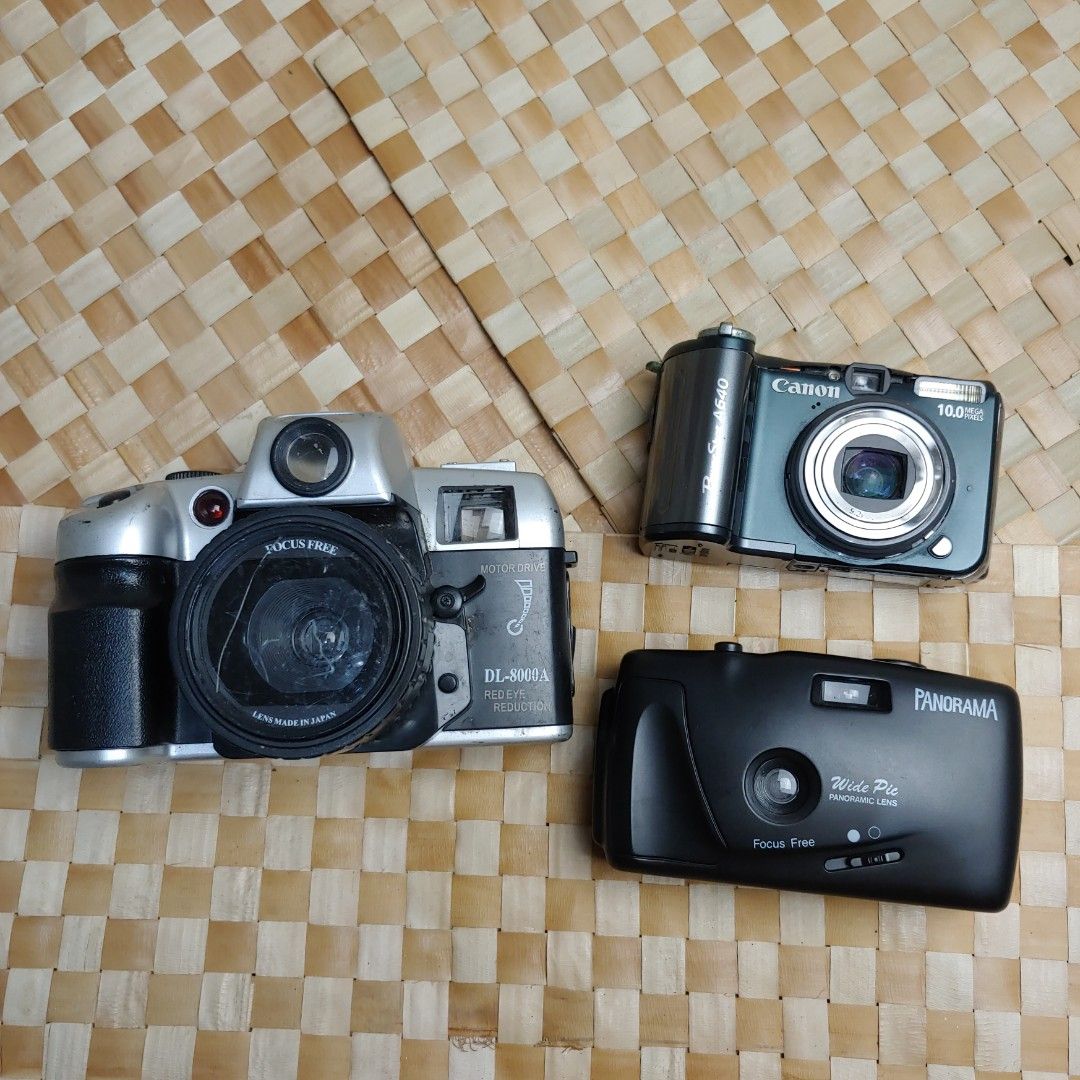 8-bundle-film-vintage-antique-camera-cam-for-display-or-repair