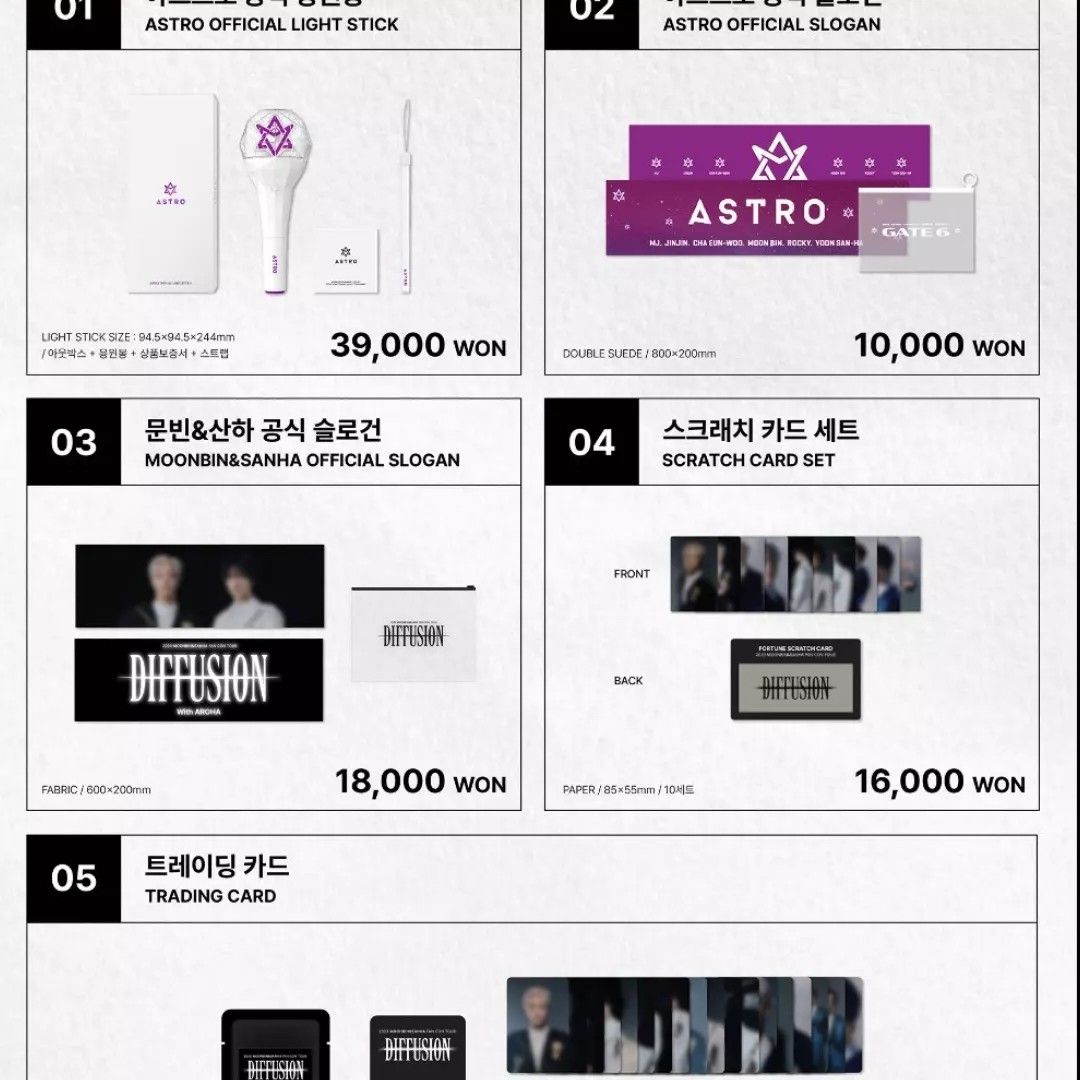 2023 MOONBIN&SANHA DIFFUSION グッズセット