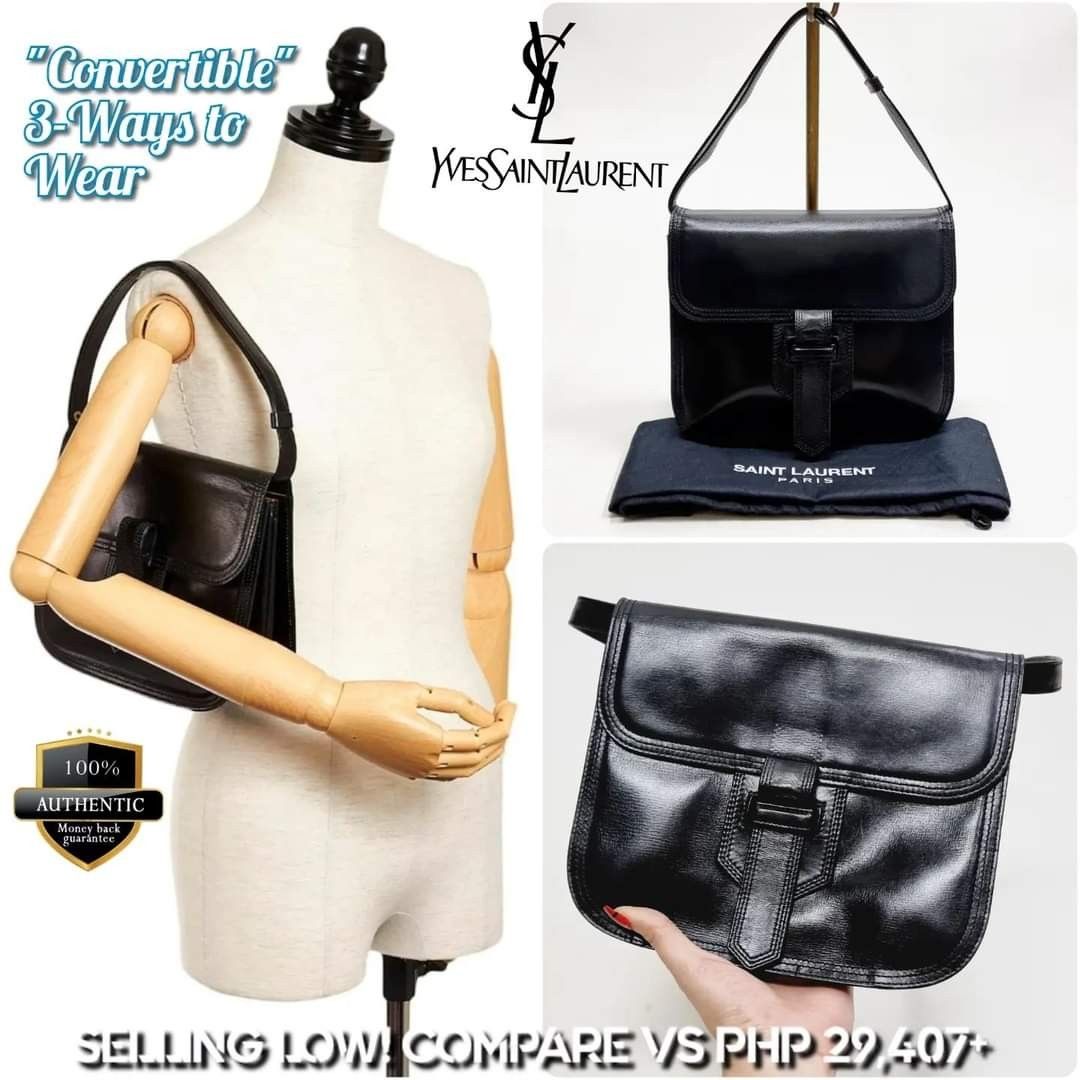 Authentic YSL Yves Saint Laurent 3 Way